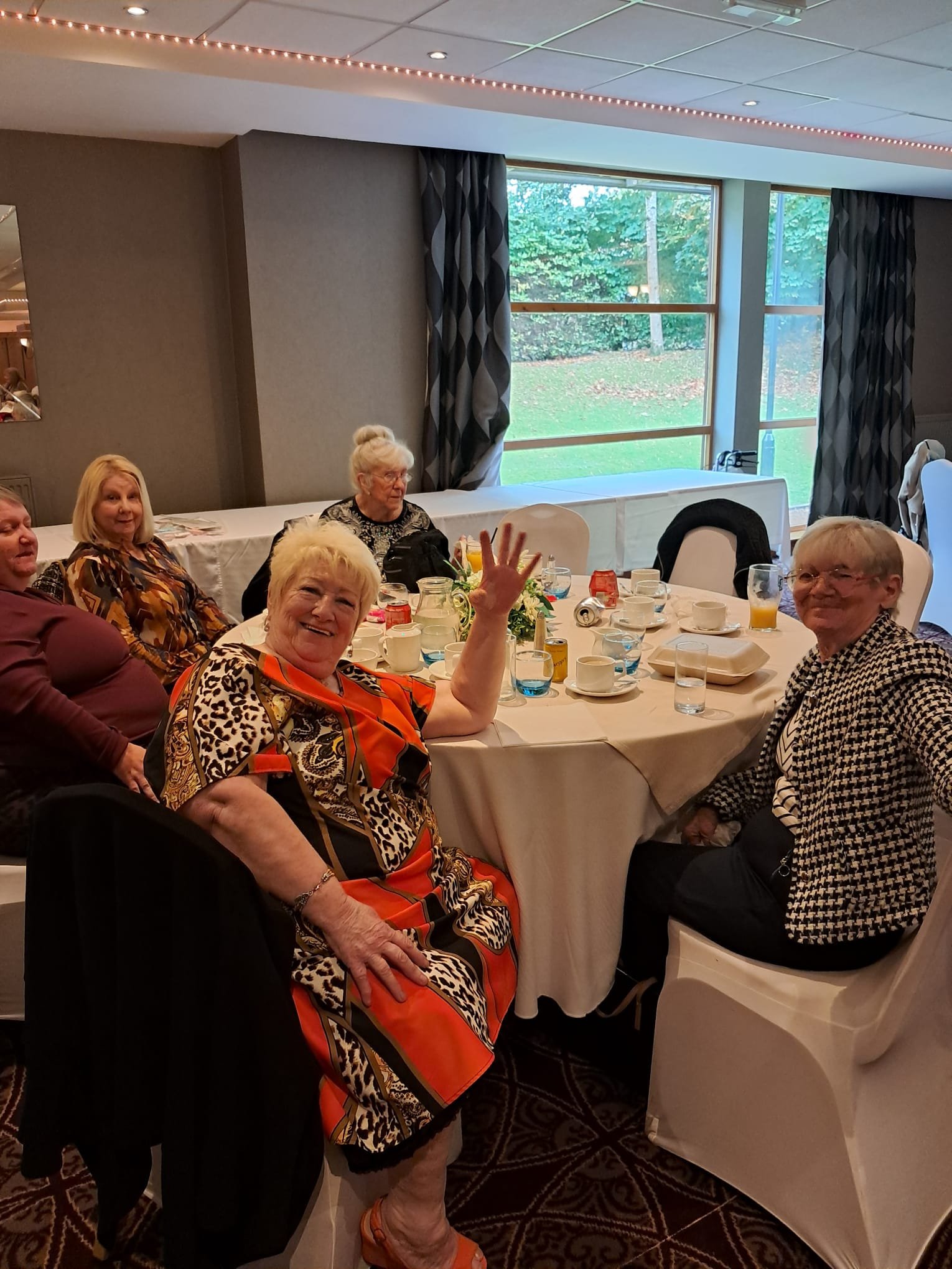 Ladies at table